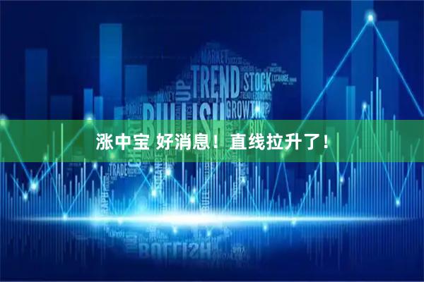 涨中宝 好消息！直线拉升了！